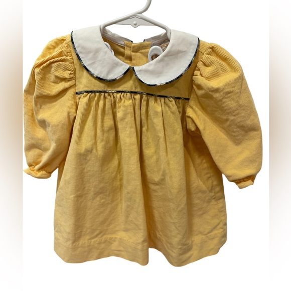 The Beaufort Bonnet Company Yellow Dress with White Collar - Picture 5 of 6